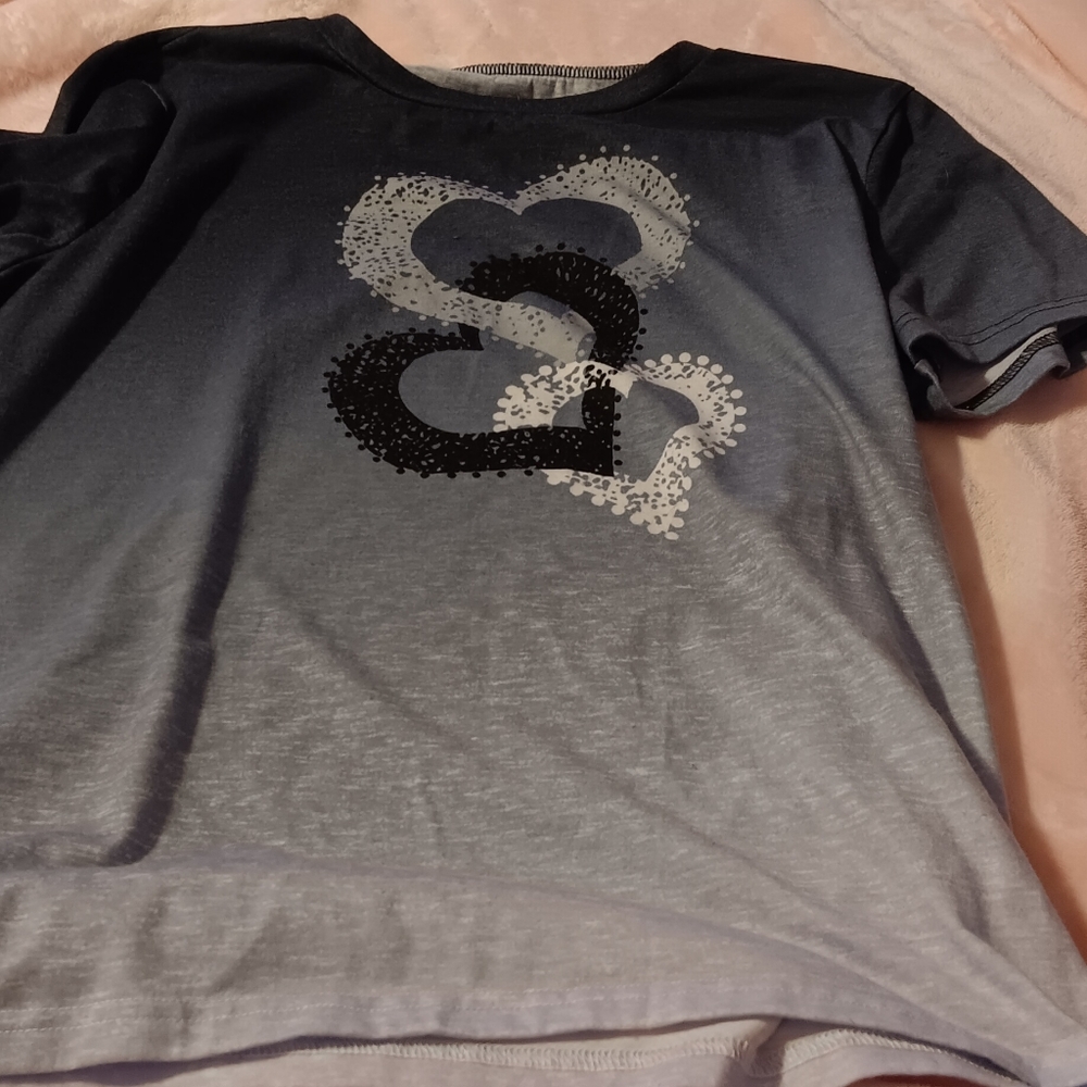 Kids Gradient Heart T-Shirt